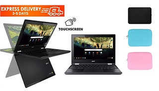 3-in-1 Acer 11.6" Chromebook - With Optional Case in 3 Colours!