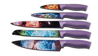 6-Piece Galaxy Design Chef Knife Set
