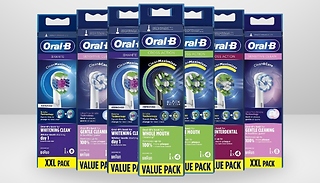 4 or 8-Pack Oral-B Replacement Toothbrush Heads - 6 Options!
