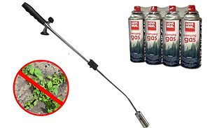 Weed Wand With Optional Gas Canisters