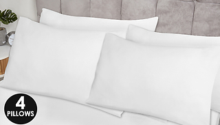 4 Brushed Microfibre Non-Iron Pillowcases