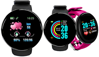 D18 Pro Smartwatch  iOS & Android Compatible - 2 Colours