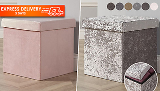 Sofia Folding Square Storage Ottoman - 6 Designs