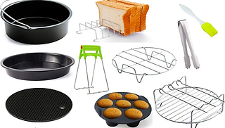 Air Fryer Accessories Set - 9 Pieces & 3 Sizes