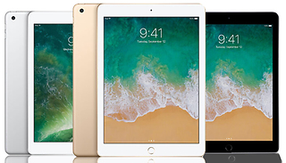 Apple iPad 5th Gen with Wi-Fi 32GB or 128GB - 3 Colours
