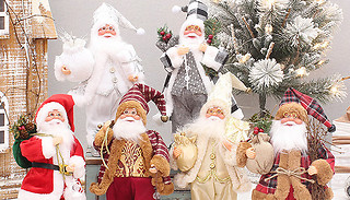 Realistic Santa Claus Christmas Decoration Figures - 6 Designs