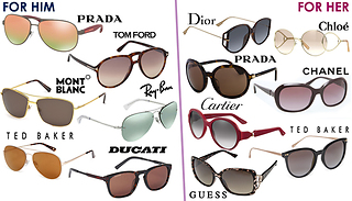 Mystery Designer Sunglasses For Him or Her - Cartier, Prada, Chanel, D ...