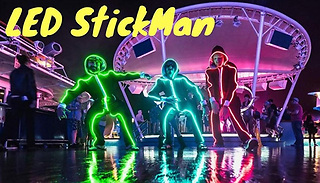 2-Piece LED Stick Man Light Strip For Children & Adults - 5 Colours