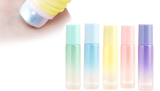 5-Pack of Mini Refillable Rollerball Perfume Bottles 10ml