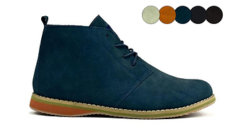 Men's Suede Desert Boots - 5 Colours & 4 Sizes