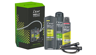 Dove Men+ Care Sports Active Gift Set with Jump Rope - 1-4 Sets