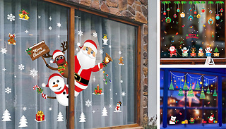 Christmas Window Stickers - 5 Designs
