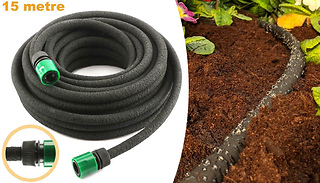 15M Heavy Duty Soaker Hose - Irrigation Watering Pipe