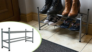 2-Tier Extendable Shoe Rack