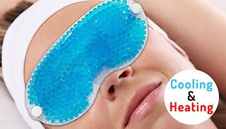 1, 2 or 3 Glamza Cooling & Heating Gel Bead Eye Masks