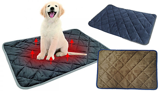 Plush Quilted Self-Heating Pet Pad - 3 Colours & 4 Sizes