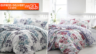 Kew Fuchsia Duvet Set - 2 Colours & 3 Pieces