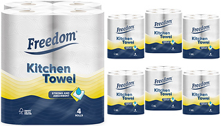 24 Rolls Freedom Super Absorbent Kitchen Roll Towel