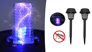 2-6 Piece Ultra Beam Solar Cell Anti-Mosquito Light