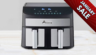 Alvio 9L Double Basket Air Fryer