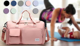 Sports Gym Bag with Shoe Compartment - 8 Colours