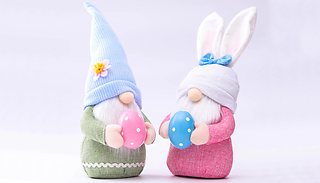 Easter Decorative Rabbit Gnome with Egg - 2 Colours