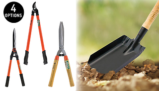 Gardening Shovel, Shears & Lopping Tools - 4 Options