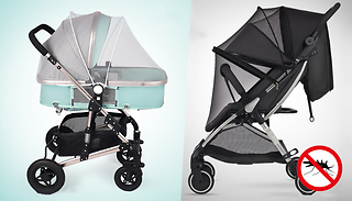 Anti-Mosquito Net Baby Stroller Cover - 4 Designs