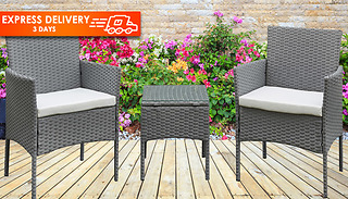2-Seater Rattan Bistro Set