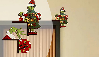 Christmas Monster Door Corner Decoration - 2 Designs