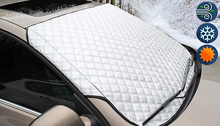 1 or 2 Car Windscreen Frost & Snow Cover Protector - 2 Sizes