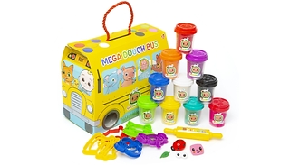 Cocomelon Mega Dough Bus - Sensory Activity Play Kit 