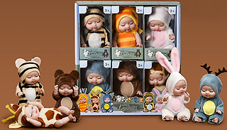 1 or 8 Mini Reborn Baby Dolls - 8 Designs