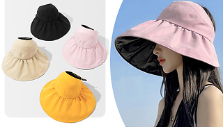 Women's Double Layer UV Protection Sun Visor Hat - 5 Colours