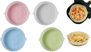 FDA Certified Silicone Baking Air Fryer Tray - 4 Colours