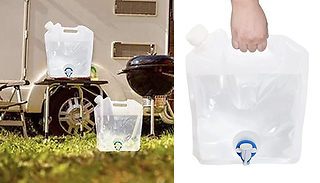 Collapsible Water Container Bag with Spigot - 2-Pack 5 or 10 Litres