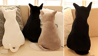 Plush Cat Pillow - 3 Colours