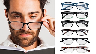 6 Pack Unisex Reading Glasses - 4 Strengths!