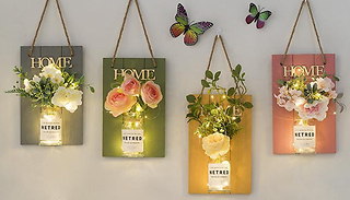 Wall Decorative Faux Flower LED Fairy Lights - 4 Colours