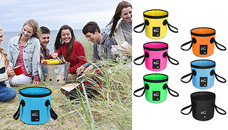 Portable Collapsible Cooler Bucket - 6 Colours & 2 Sizes
