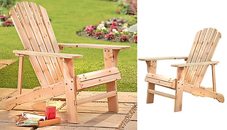 1 or 2 Wooden Adirondack Garden Chairs