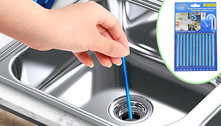 12 or 14-Pack Drain Cleaner Sticks - 1 or 2 Pack