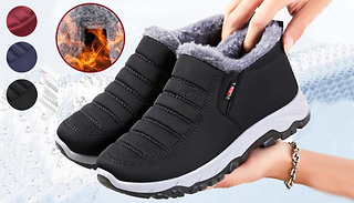 Unisex Non-Slip Fleece Lined Winter Boots - 9 Sizes & 3 Colours