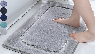 Water-Absorbent Non-Slip Floor Mats - 3 Sizes & 5 Colours