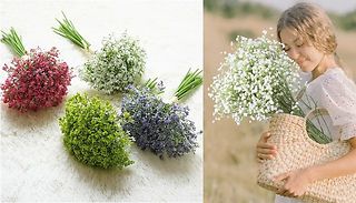Artificial Gypsophila Flower Bouquet - 6 Colours 