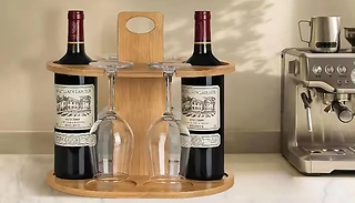 Bamboo Wine Storage and Display Rack