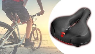Comfortable Breathable Gel Bicycle Seat - 2 Colours 