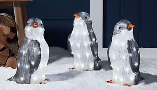 Christmas Penguin Acrylic LED Lights - 3 Styles