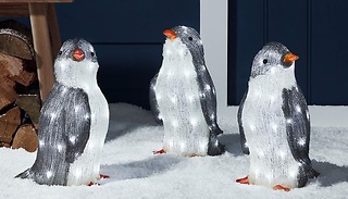  Christmas Penguin Acrylic LED Lights - 3 Styles