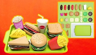 Kids Mini Fast Food Burger Set  27 Piece